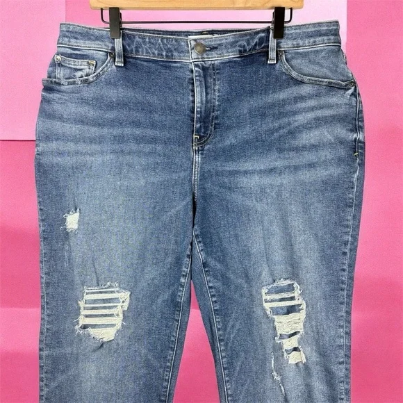 Lane Bryant Flex Magic Waistband Signature Fit Mid-Rise Boyfriend Sz 16 Jeans - Picture 2 of 13